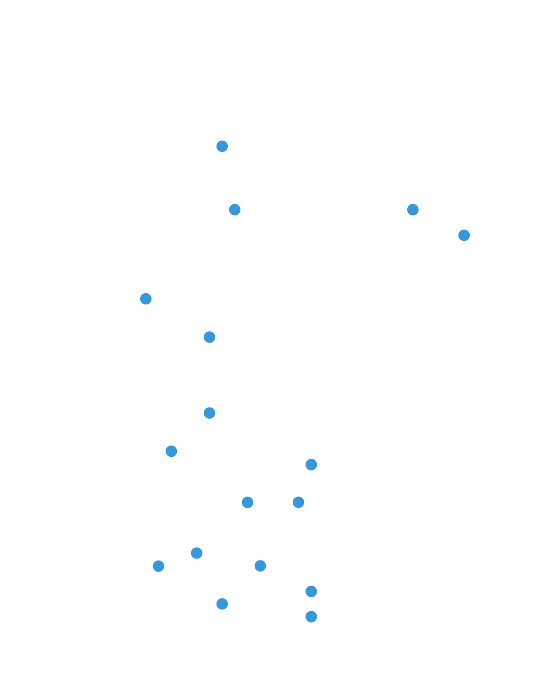 Baupionier Projekte Deutschlandkarte